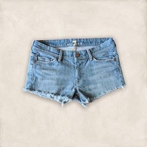7 For All Mankind Denim Cut Off Shorts